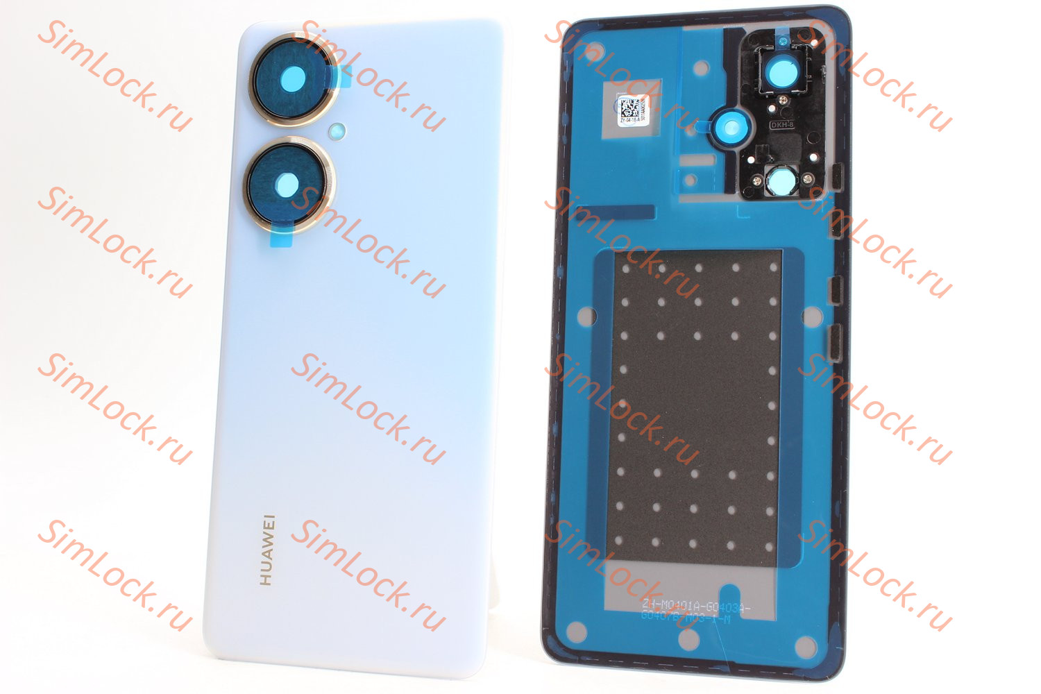 Задняя крышка Huawei Nova 11i (MAO-LX9N), со стеклом камеры, голубой, оригинал