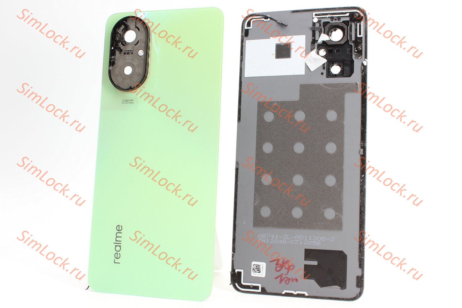 Задняя крышка Realme C67 4G (RMX3890), зеленый, оригинал с разбора