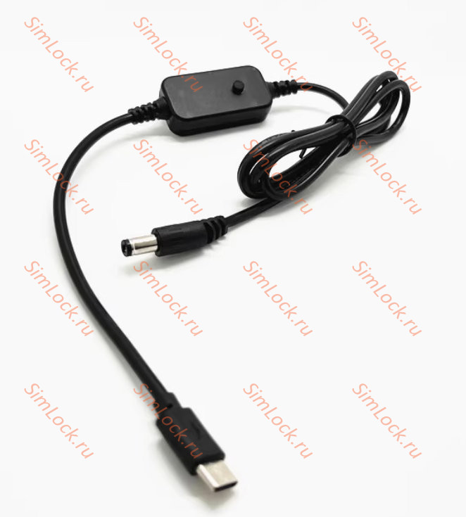 Кабель USB-C - DC5.5x2.5 с PD триггером