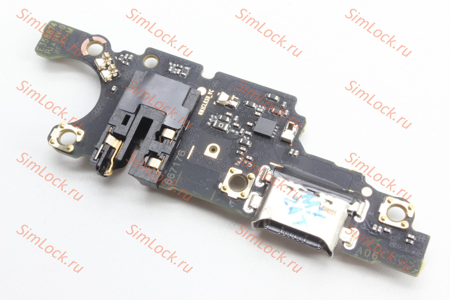 Нижняя плата (шлейф) Honor X7b (CLK-LX1) с разъемом зарядки, К-1