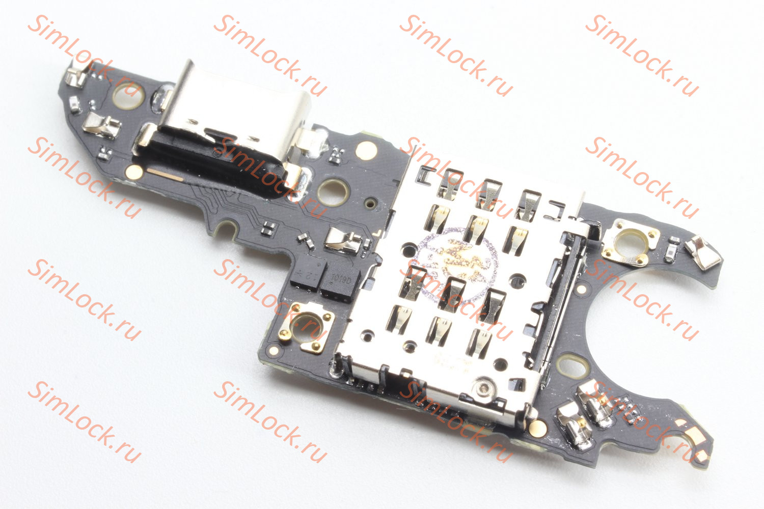 Нижняя плата (шлейф) Huawei Nova 11 Pro (GOA-LX9) с разъемом зарядки и считывателем SIM, К-1