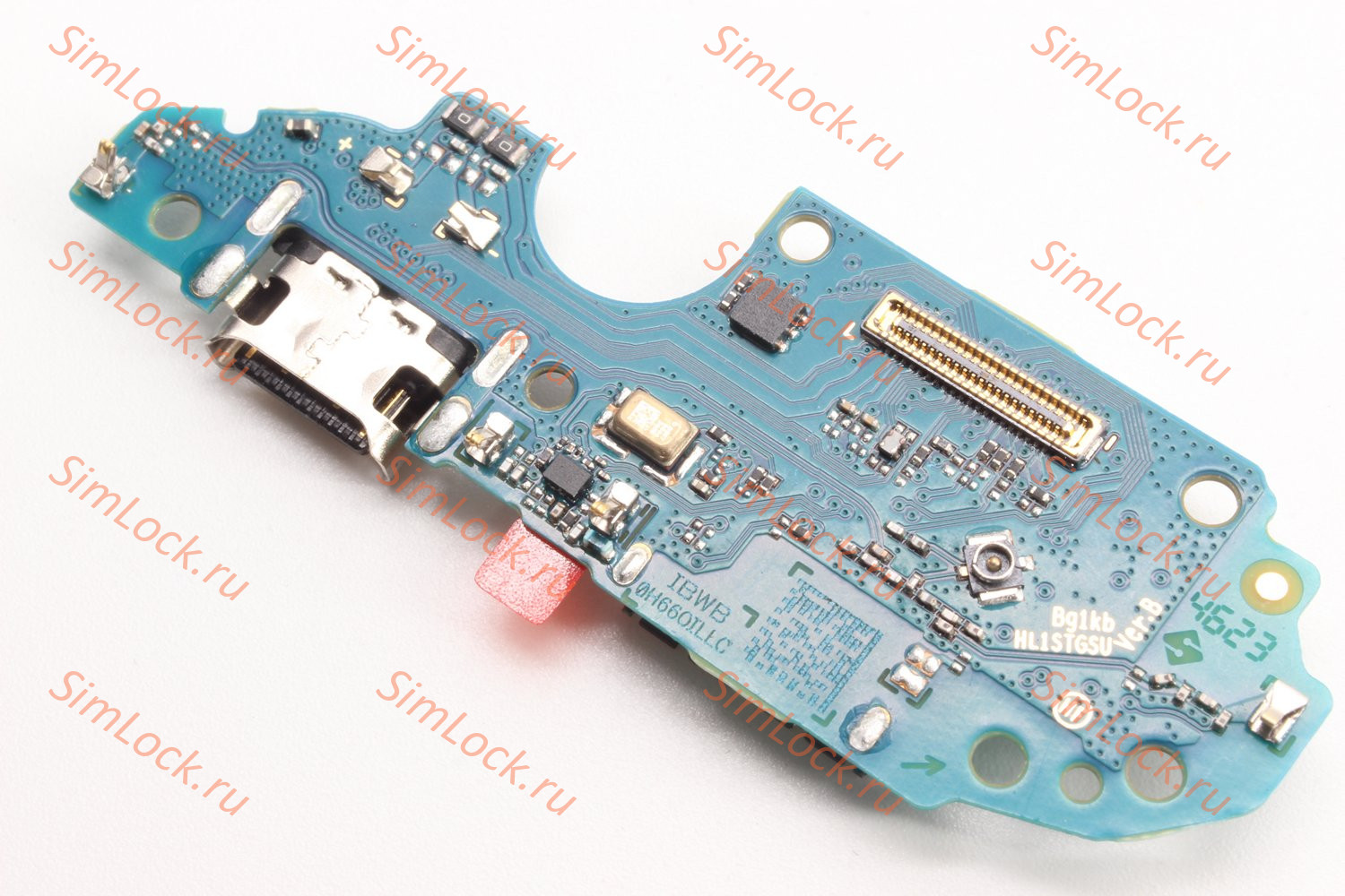 Нижняя плата (шлейф) Huawei Nova Y91 (STG-LX1) с разъемом зарядки, К-1