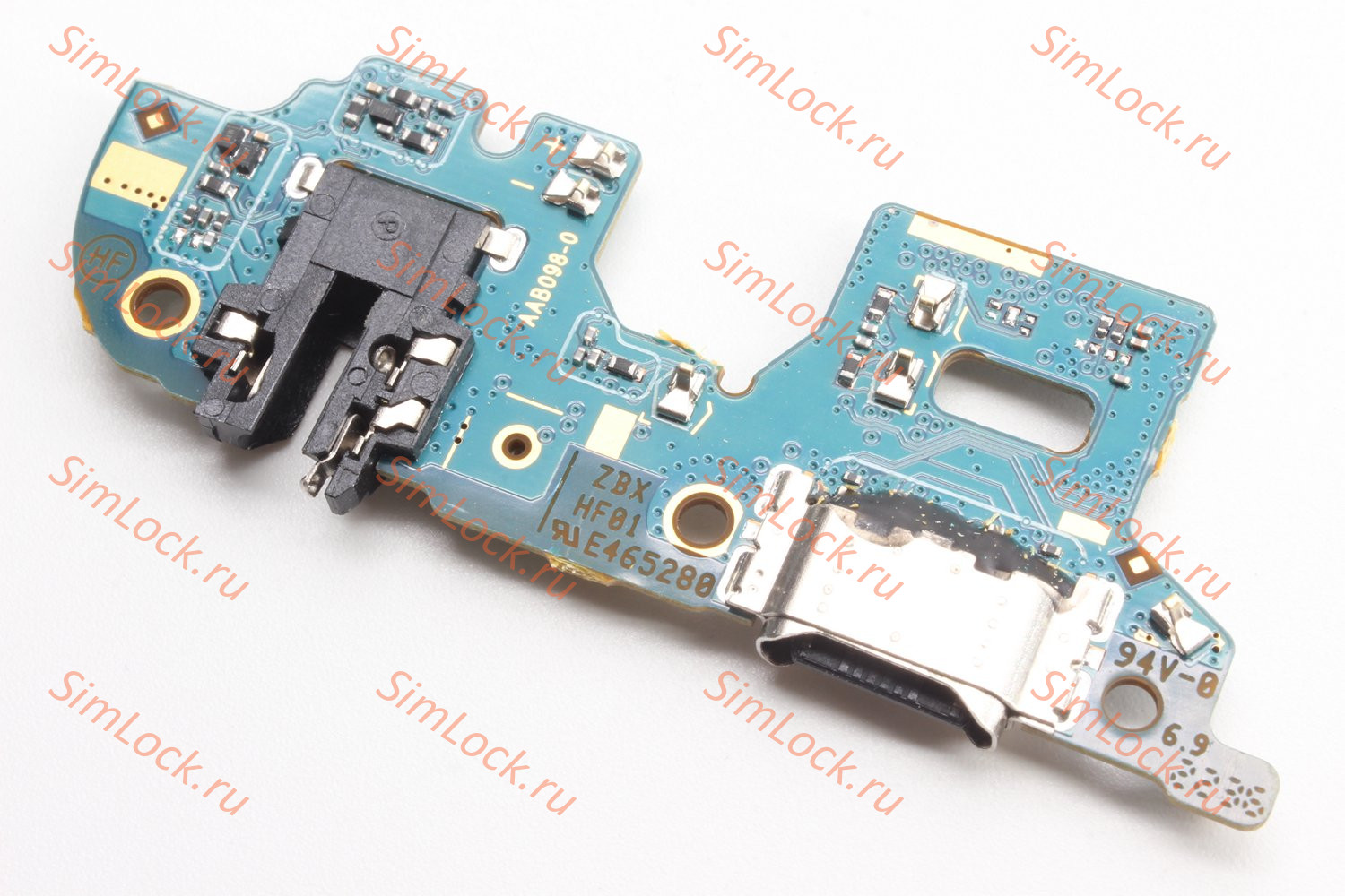 Нижняя плата (шлейф) Realme 8i (RMX3151) с разъемом зарядки, К-1