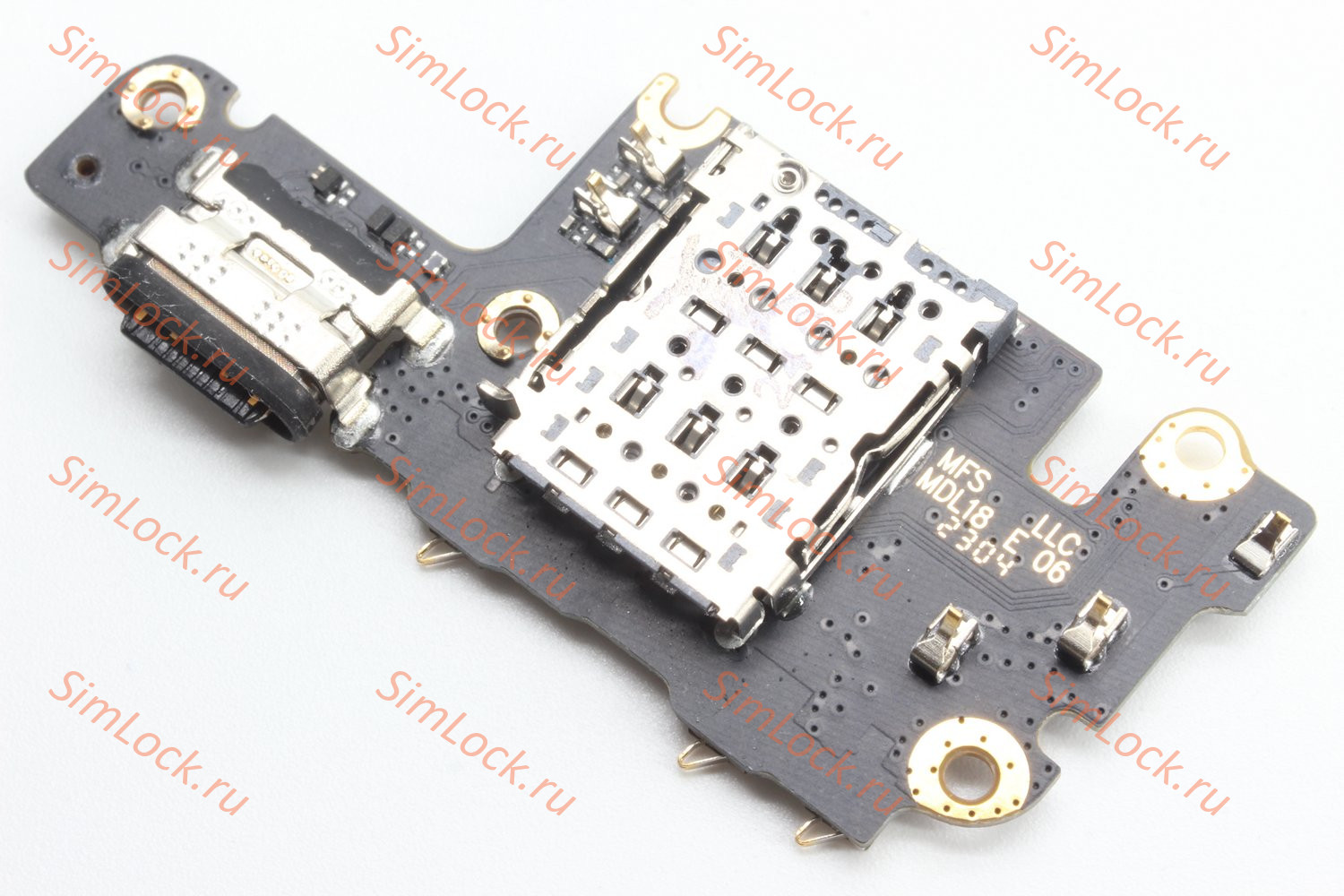 Нижняя плата (шлейф) Xiaomi Mi 10T, Mi 10T Pro, Redmi K30s, с разъемом зарядки и считывателем SIM, К-1
