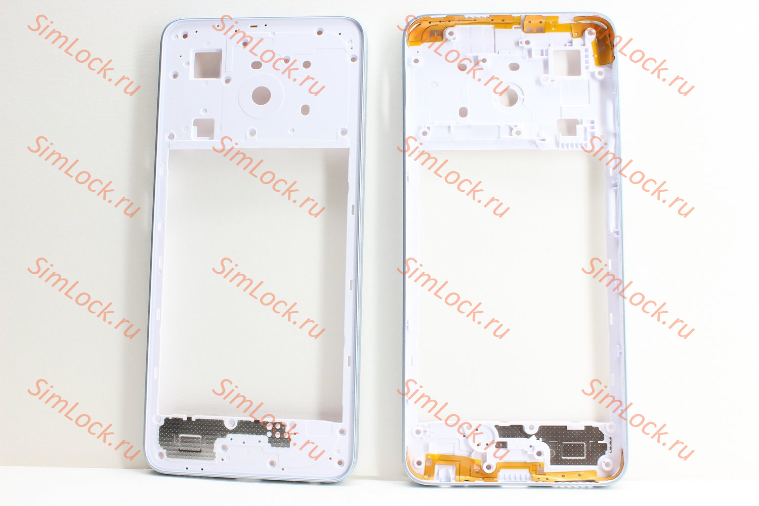 Средняя часть корпуса Tecno Spark Go 2024 (BG6), серебристый, К-1