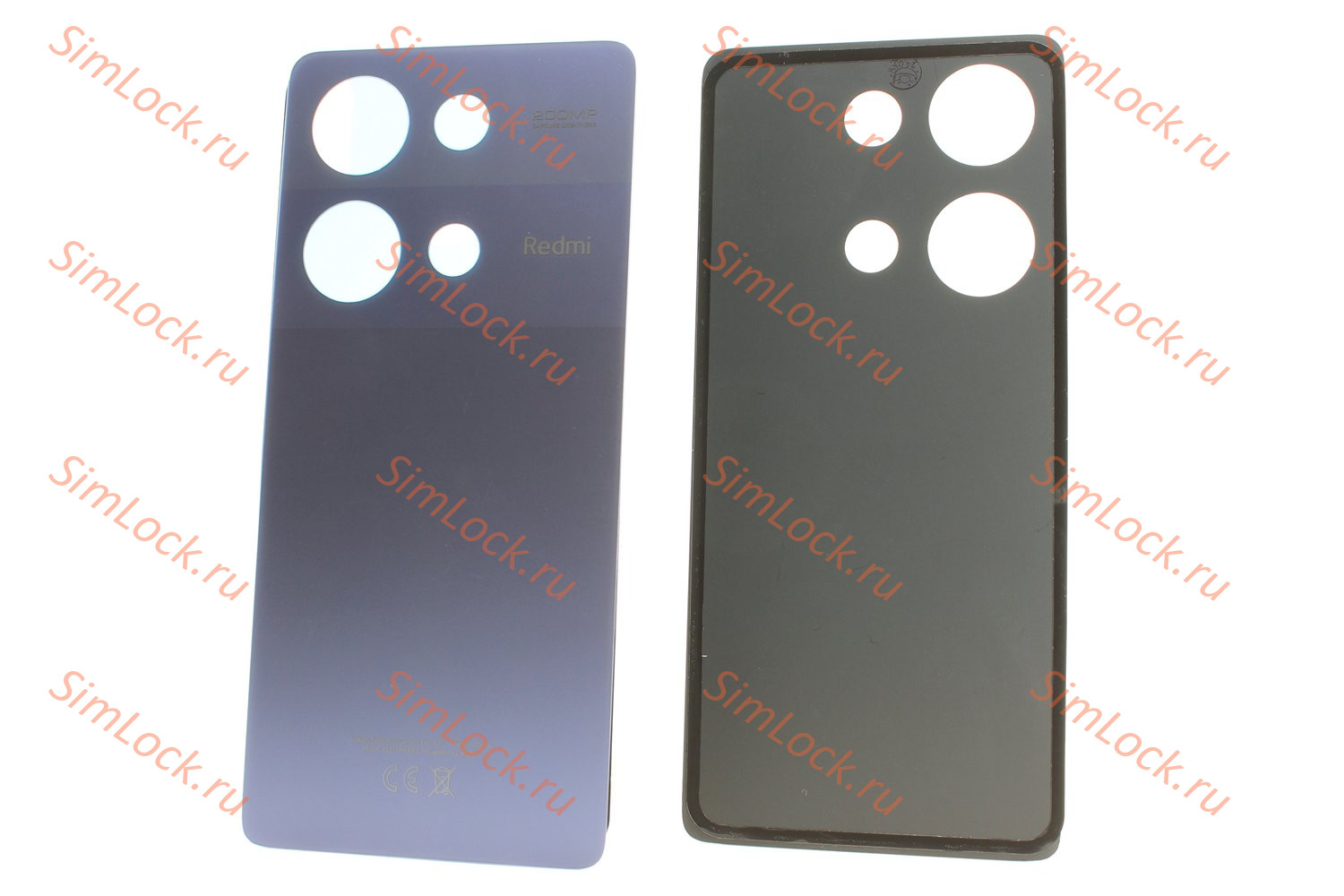 Задняя крышка Xiaomi Redmi Note 13 Pro 4G, фиолетовый, К-1