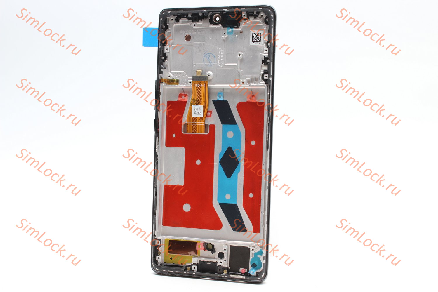 Дисплей Honor X9a (5109ALXQ, RMO-NX1), в черной рамке, AMOLED, оригинал