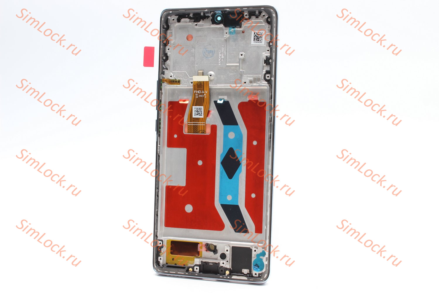 Дисплей Honor X9a (5109ALXQ, RMO-NX1), в серебристой рамке, AMOLED, оригинал