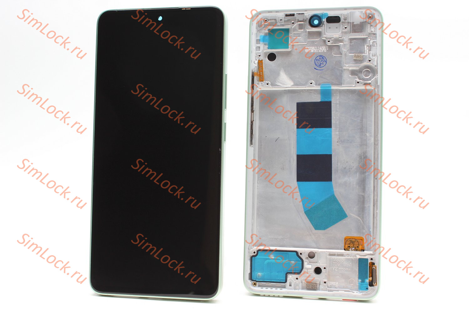 Дисплей Xiaomi Redmi Note 13 4G (23124RA7EO), в зеленой рамке, AMOLED, К-1