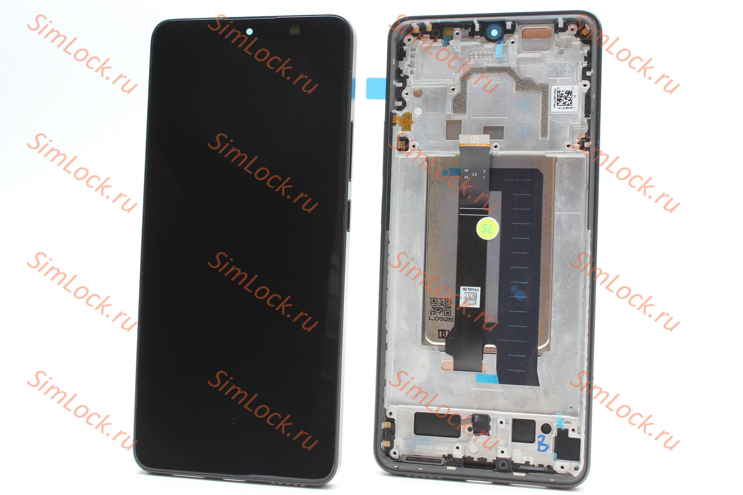 Дисплей Xiaomi Poco X6 Pro 5G (2311DRK48G), в черной рамке, AMOLED, оригинал