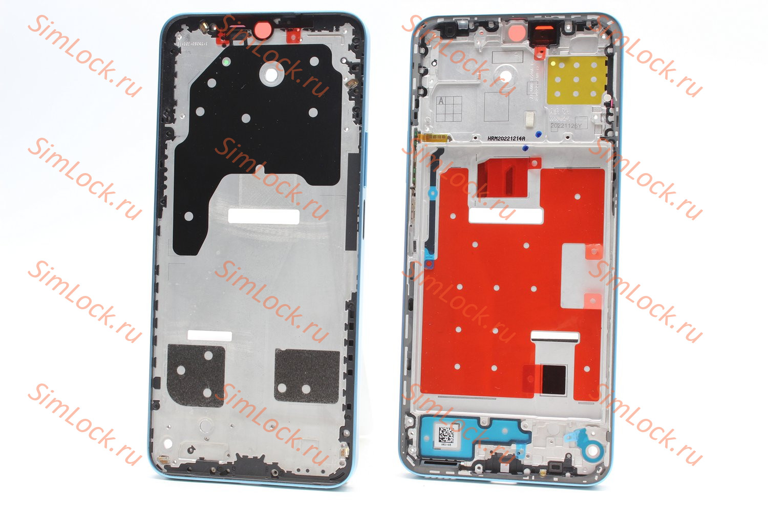 Рамка дисплея Honor X8a (CRT-LX1), Honor 90 Lite (CRT-NX1), синий, оригинал