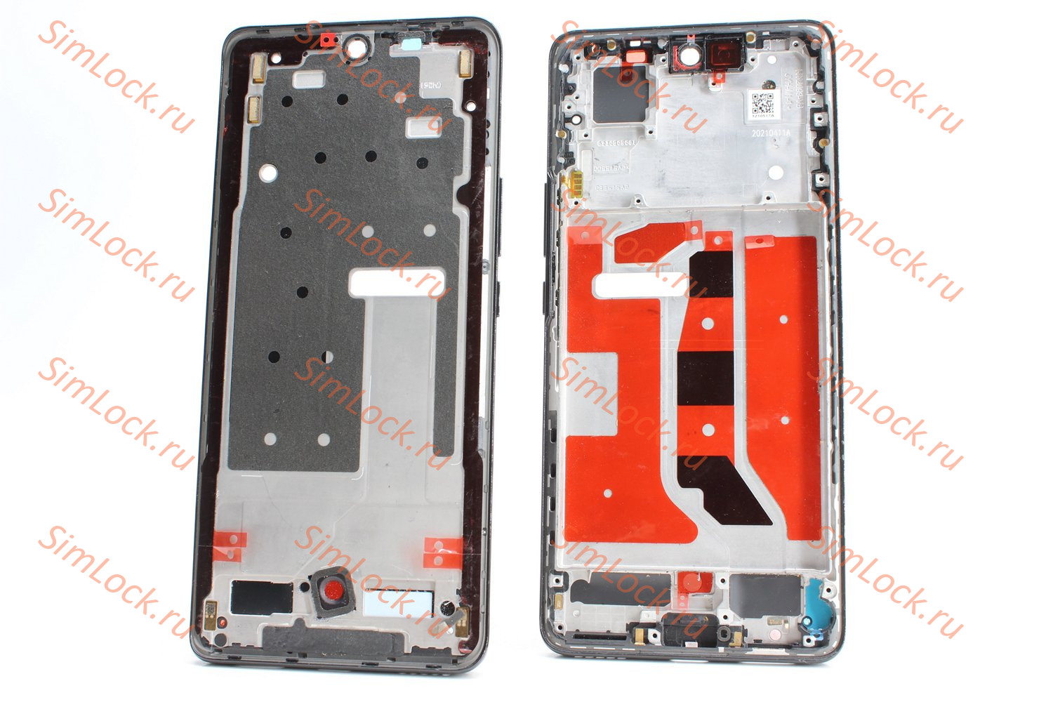 Рамка дисплея Honor 50 (NTH-NX9), черный, оригинал