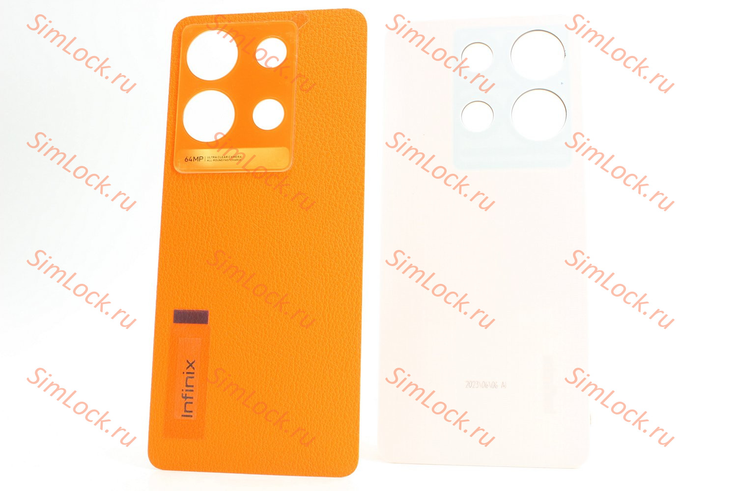 Задняя крышка Infinix Note 30 (X6833B), оранжевый, К-1