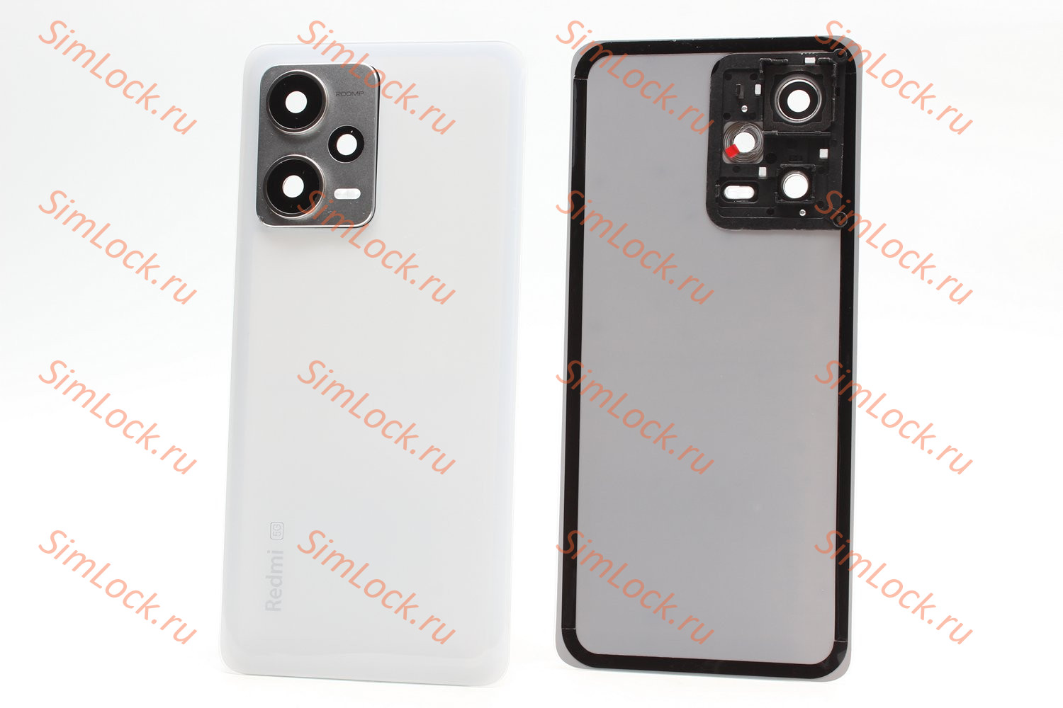 Задняя крышка Xiaomi Redmi Note 12 Pro+ Plus 5G, со стеклом камеры, белый, К-2
