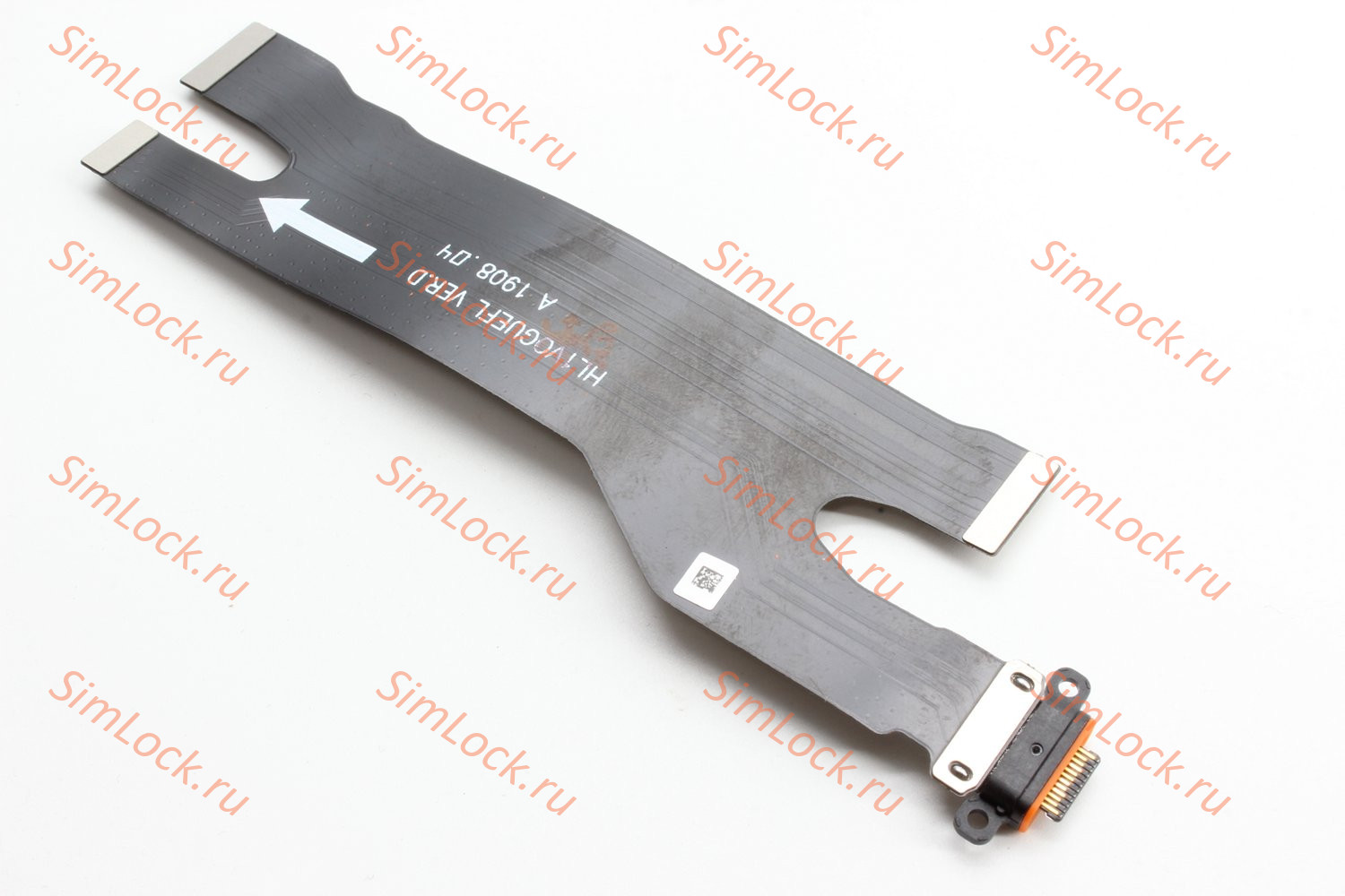 Нижний шлейф Huawei P30 Pro (VOG-L29) с разъемом зарядки, К-1