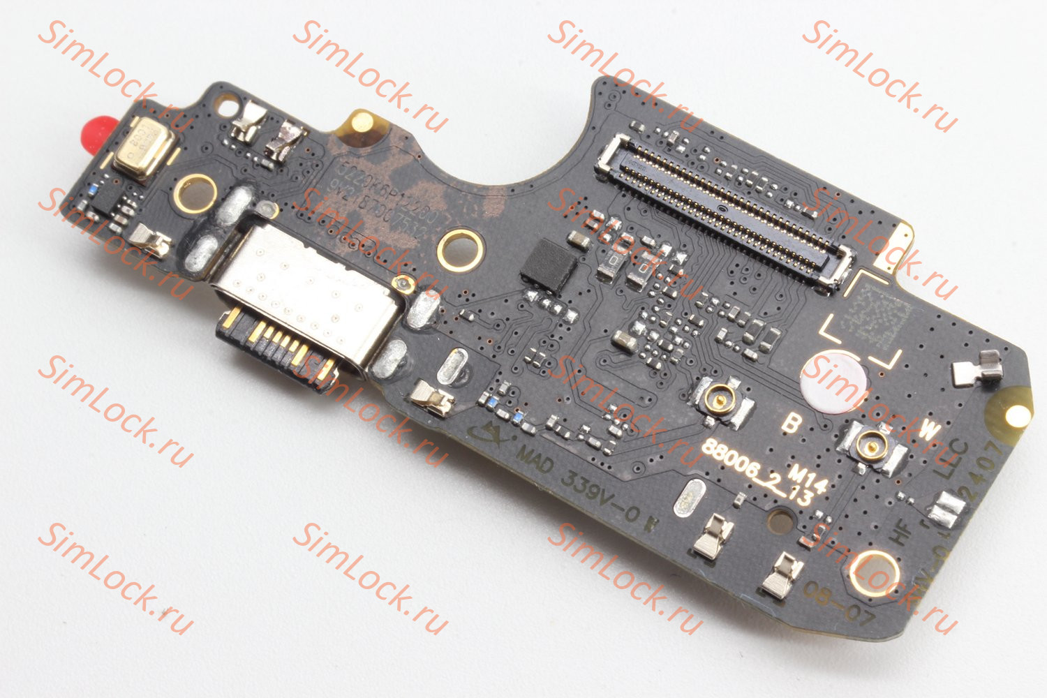 Нижняя плата (шлейф) Xiaomi Redmi Note 12 Pro 4G с разъемом зарядки, К-1