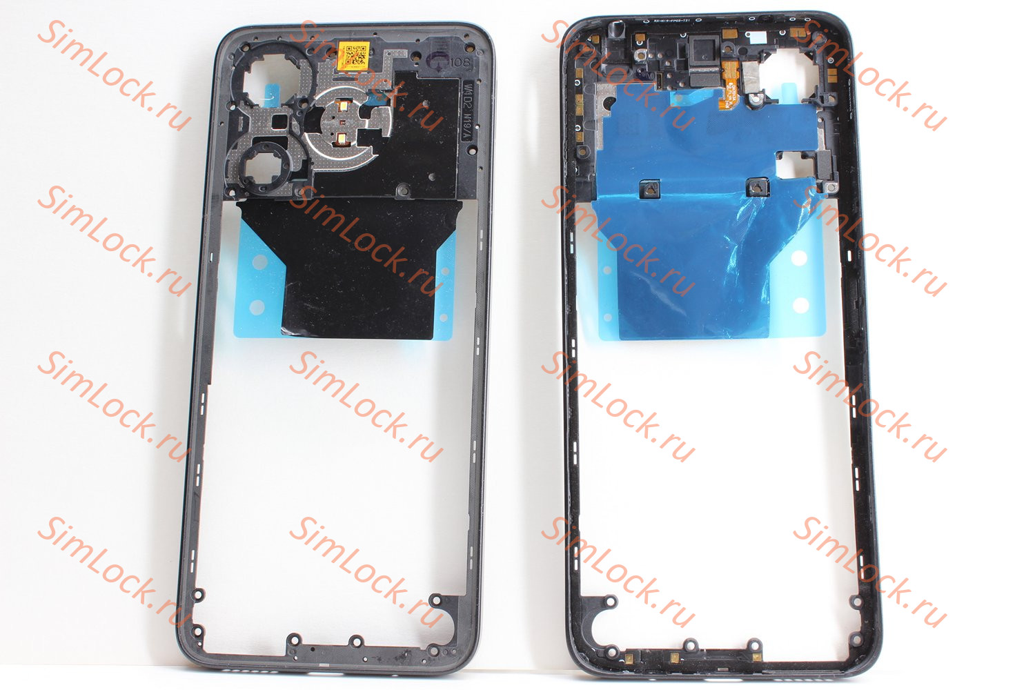 Средняя часть корпуса Xiaomi Redmi 13 4G, черный, оригинал