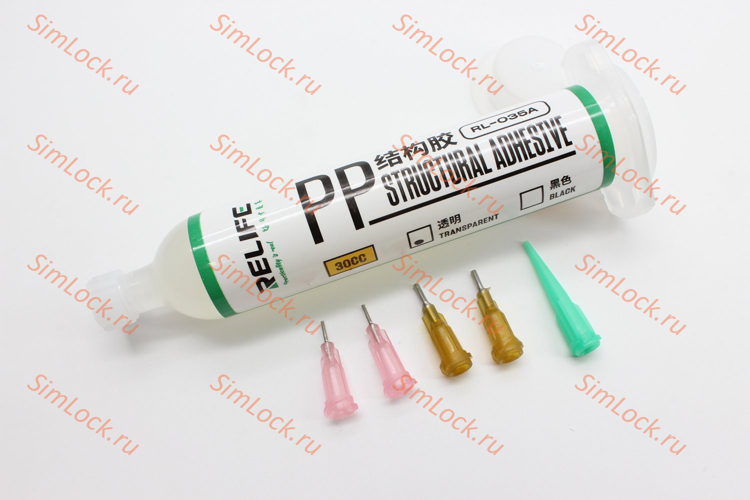 Клей герметик Relife RL-035A для склейки дисплев с рамкой и задних крышек, 30 мл, белый