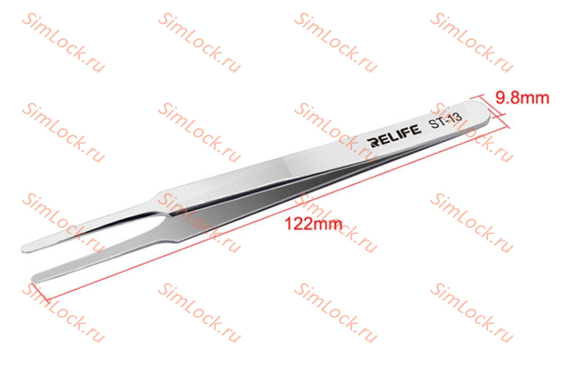 Пинцет Relife ST-13, прямой