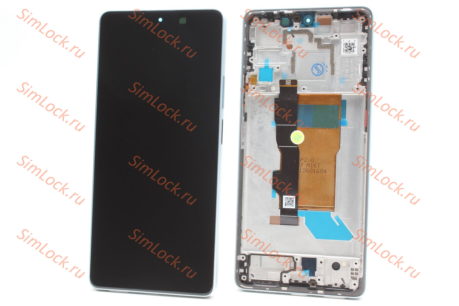 Дисплей Xiaomi Poco F5, в серебристой рамке, оригинал