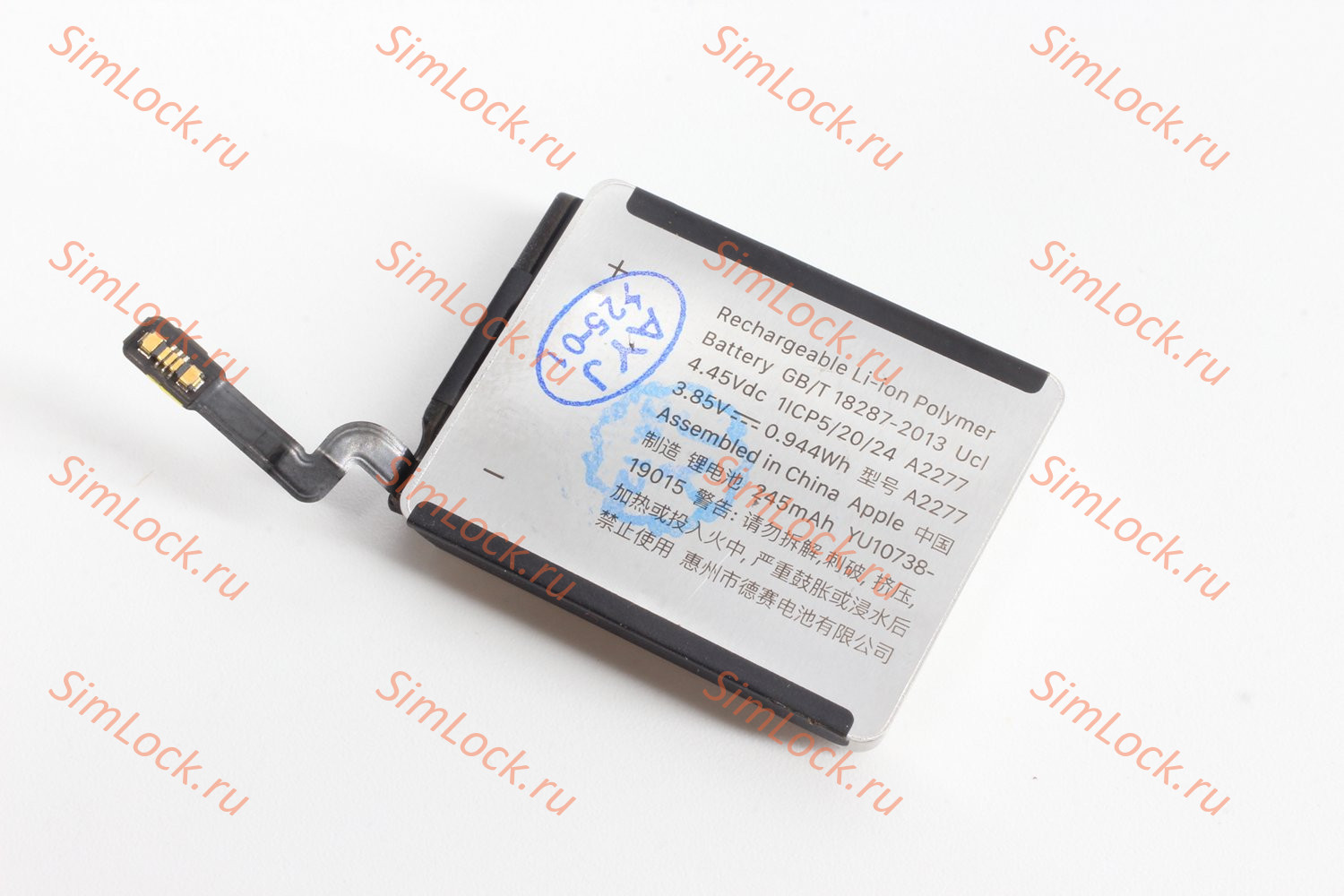 Аккумулятор Apple Watch 5 40mm, SE, SE2022 40mm, A2277, К-1