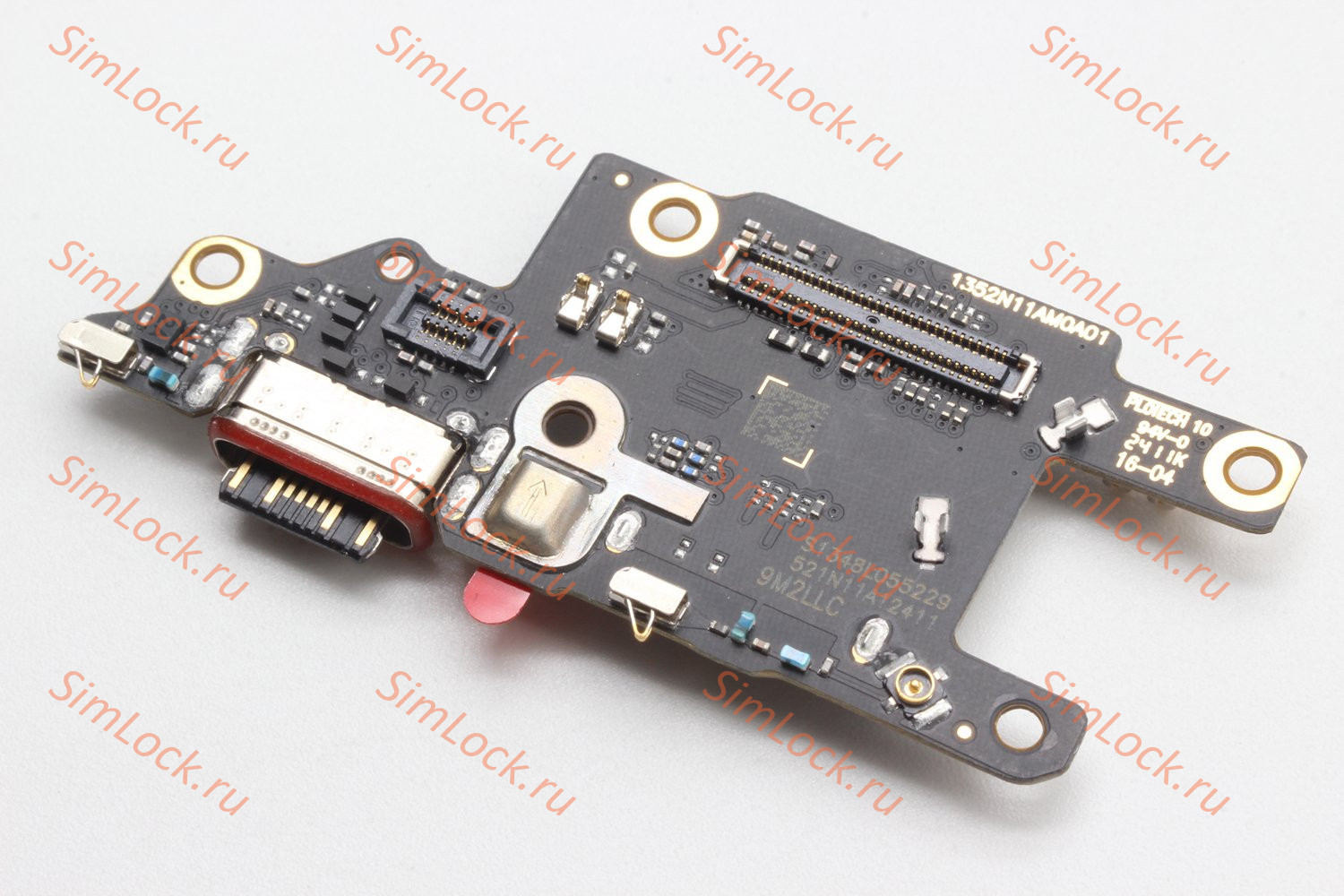 Нижняя плата (шлейф) Xiaomi Poco X6 Pro 5G (2311DRK48G), с разъемом зарядки и считывателем SIM, К-1