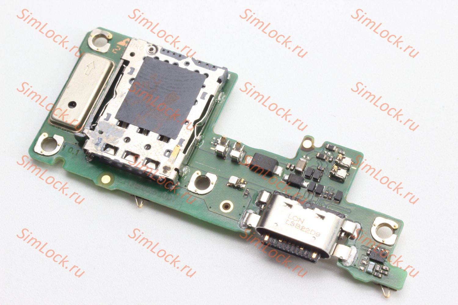 Нижняя плата (шлейф) Infinix GT 20 Pro (X6871) с разъемом зарядки и считывателем SIM, оригинал
