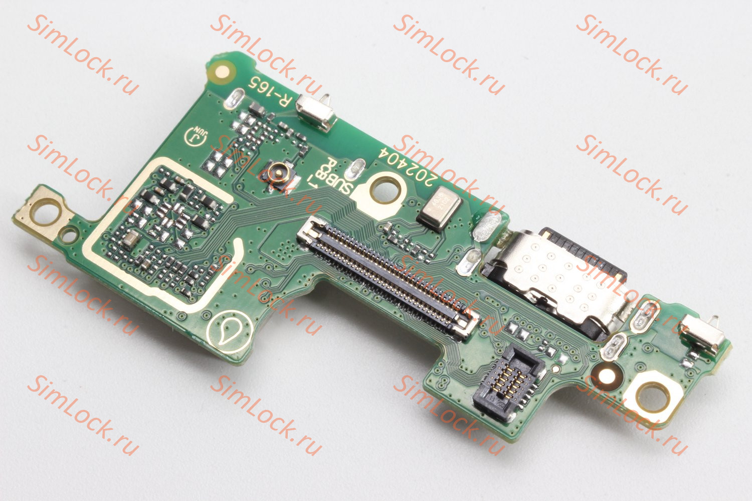 Нижняя плата (шлейф) Infinix Note 40 4G (X6853), 40 Pro 4G (X6850) с разъемом зарядки и считывателем SIM, К-3