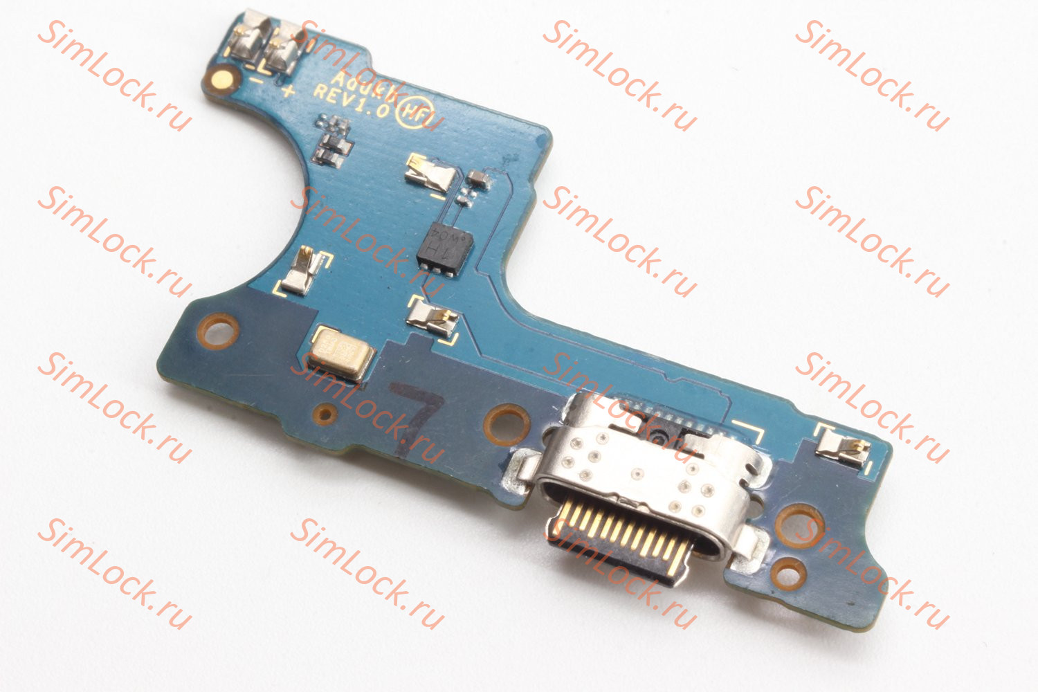 Нижняя плата (шлейф) Samsung A013F Galaxy A01 Core с разъемом зарядки, К-1