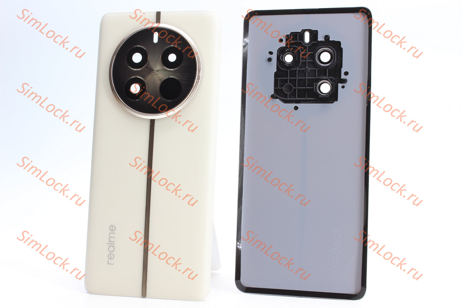 Задняя крышка Realme 12 Pro 5G (RMX3842), со стеклом камеры, бежевый, К-1