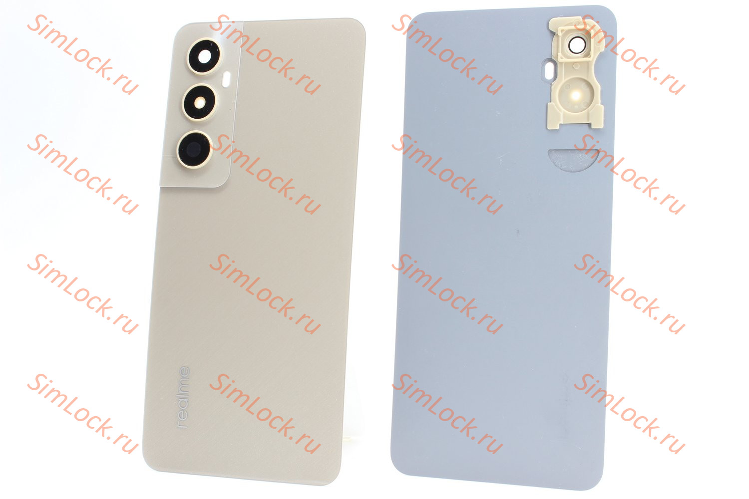 Задняя крышка Realme C65 4G (RMX3910) со стеклом камеры, золото, К-1