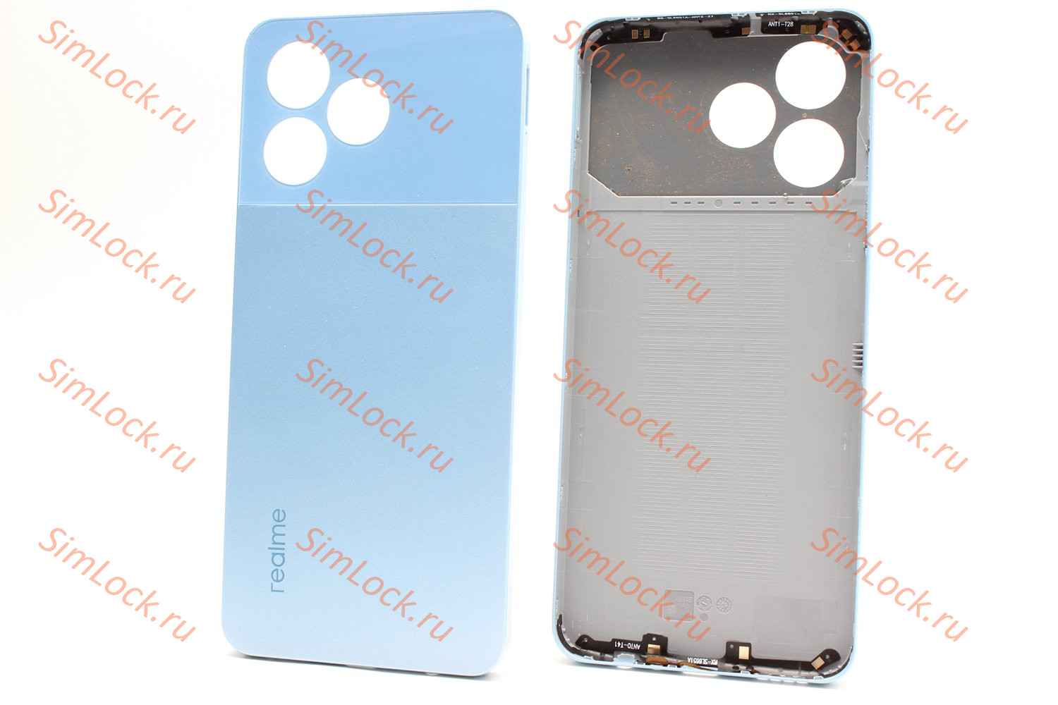 Задняя крышка Realme Note 50 (RMX3834), голубой, К-1