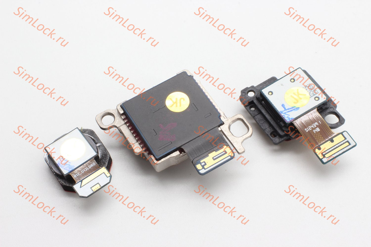 Камера задняя Samsung S721 Galaxy S24 FE, комплект (50MP, 12MP, 8MP), оригинал