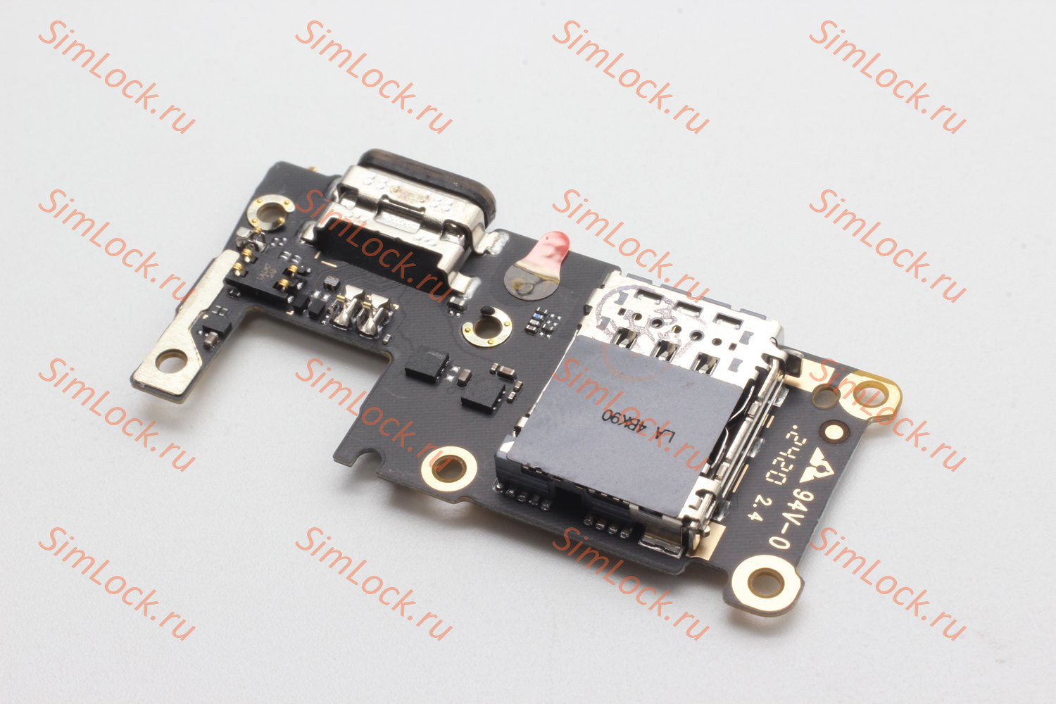 Нижняя плата (шлейф) Xiaomi Mi 11T (21081111RG), 11T Pro (2107113SG), с разъемом зарядки и считывателем SIM, К-1