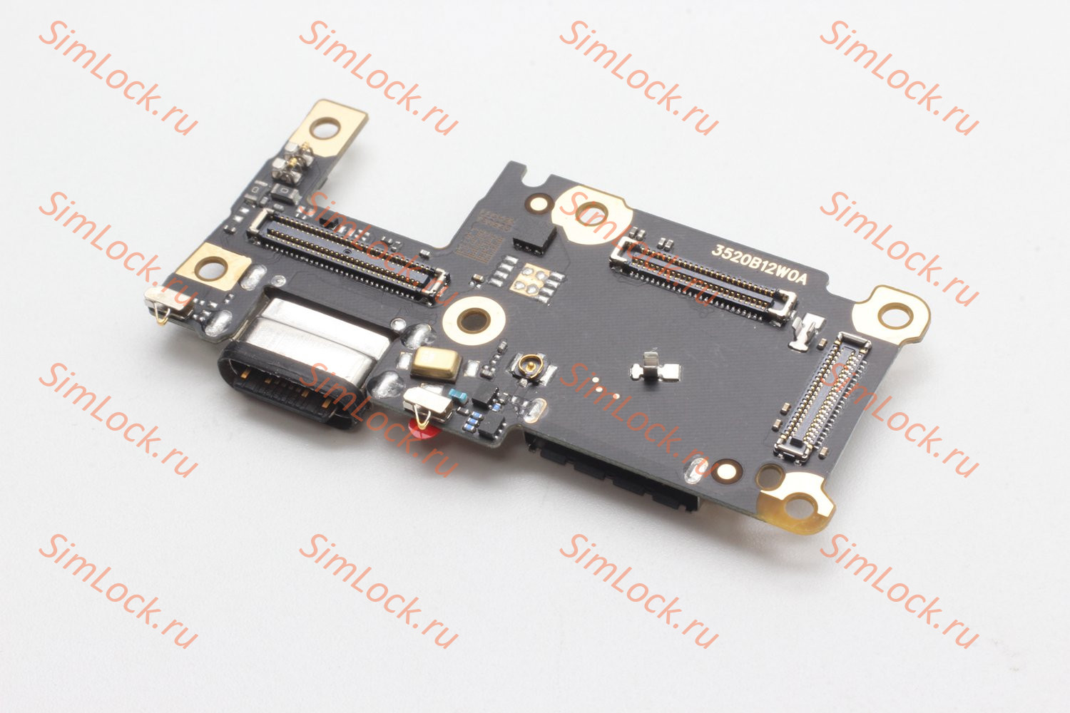 Нижняя плата (шлейф) Xiaomi Mi 11T (21081111RG), 11T Pro (2107113SG), с разъемом зарядки и считывателем SIM, К-1