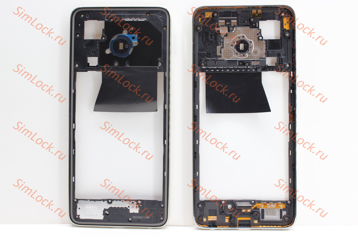 Средняя часть корпуса Tecno Spark 20 (KJ5n), золотистый, К-1