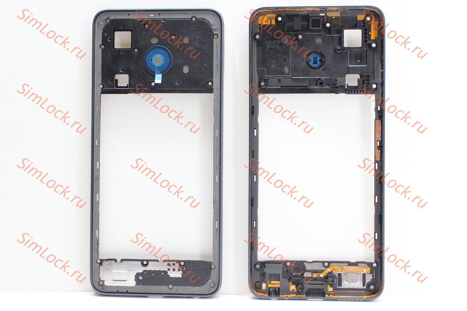 Средняя часть корпуса Tecno Spark Go 2024 (BG6), черный, оригинал с разбора