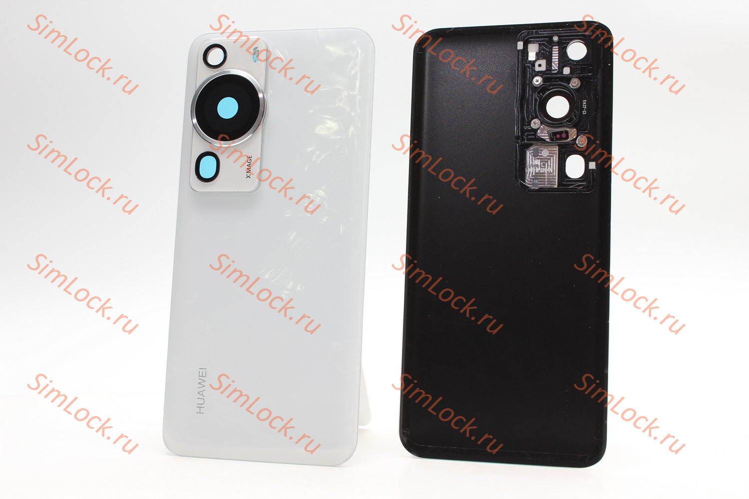 Задняя крышка Huawei P60 Pro (MNA-LX9) со стеклом камеры, белый (жемчужина), К-1