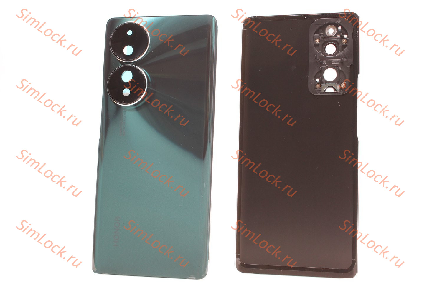 Задняя крышка Honor 70 (FNE-NX9) со стеклом камеры, зелёный, К-2