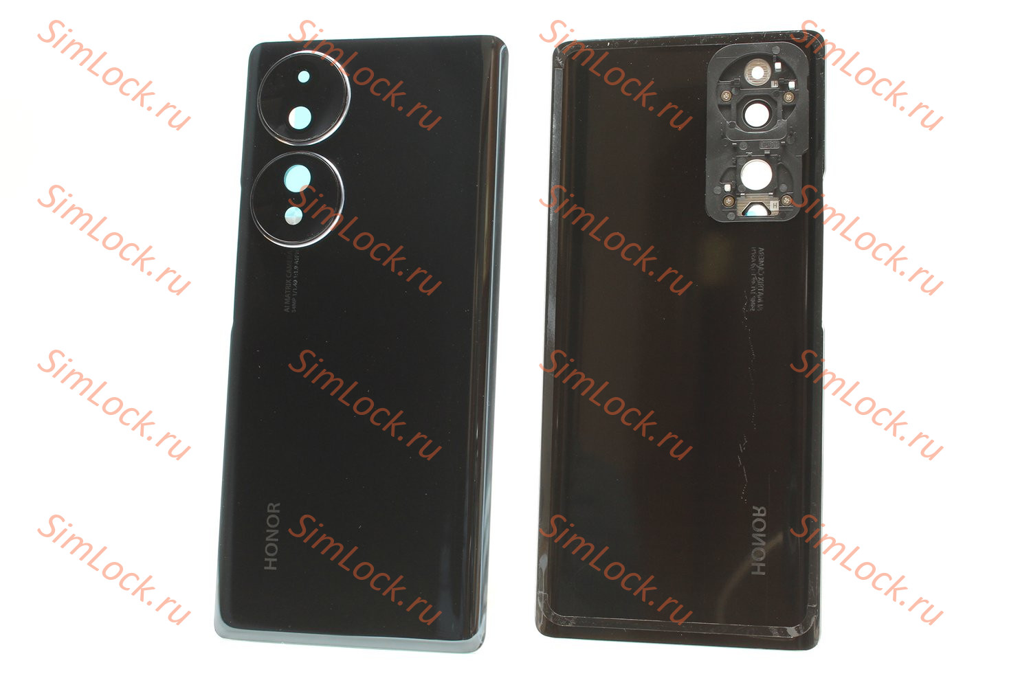 Задняя крышка Honor 70 (FNE-NX9) со стеклом камеры, черный, К-2