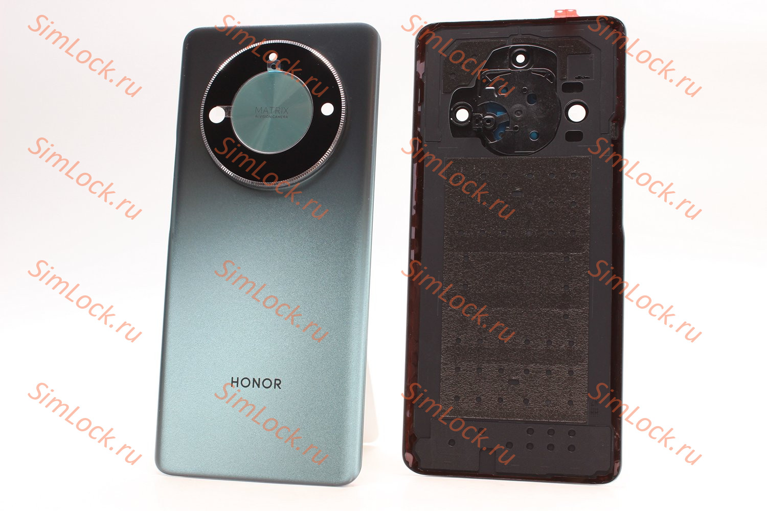 Задняя крышка Honor X9b (ALI-NX1) со стеклом камеры, зеленый, К-1