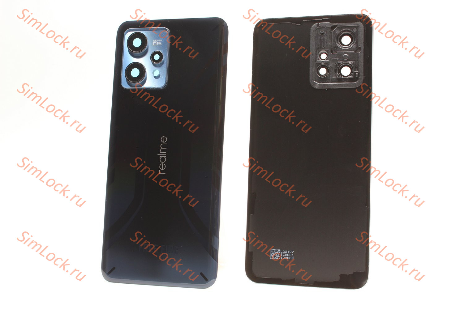 Задняя крышка Realme 9 Pro+ Plus (RMX3393) со стеклом камеры, черный Free Fire Edition, К-1