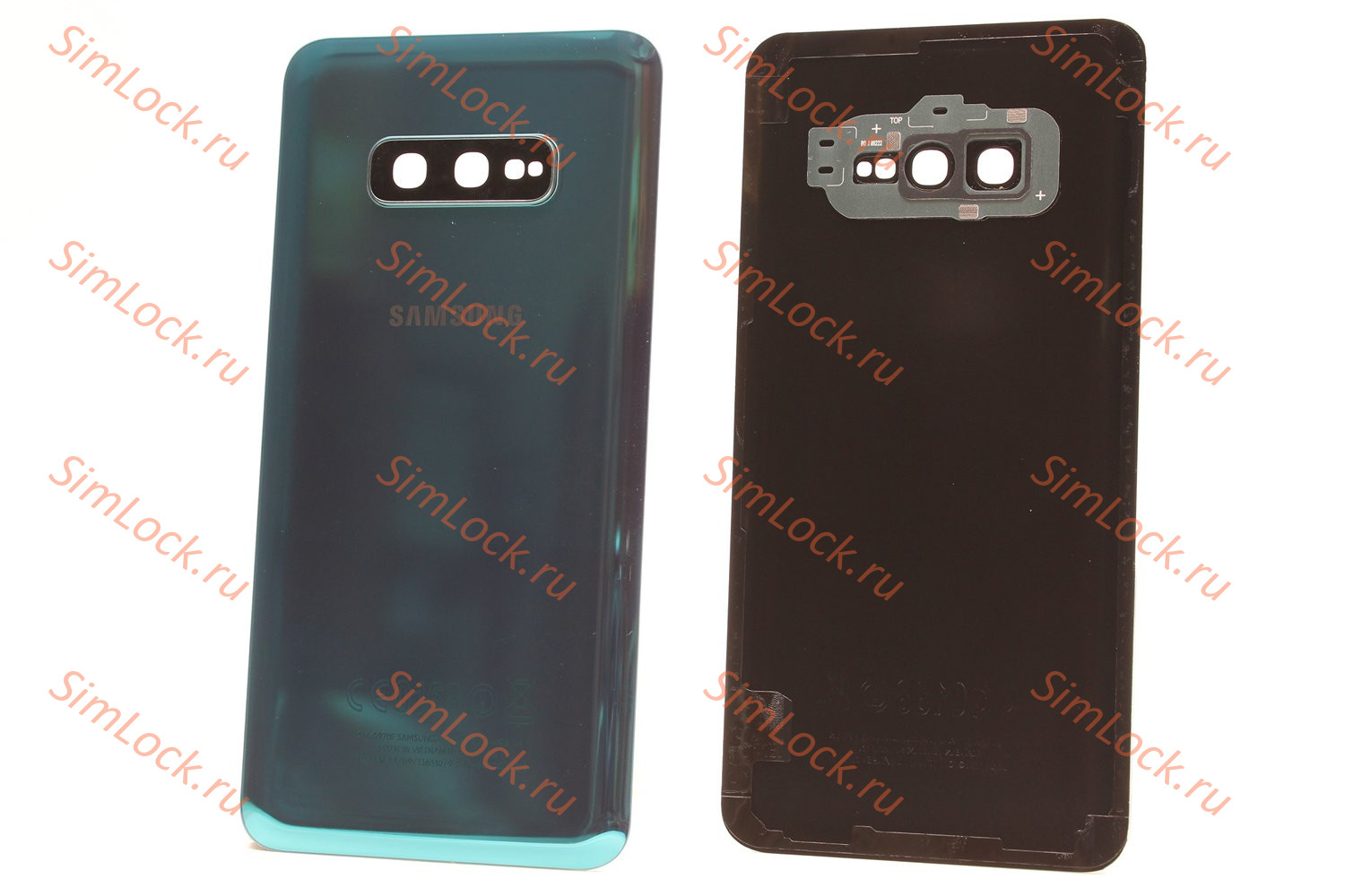 Задняя крышка Samsung SM-G970 Galaxy S10e со стеклом камеры, зеленый, К-2