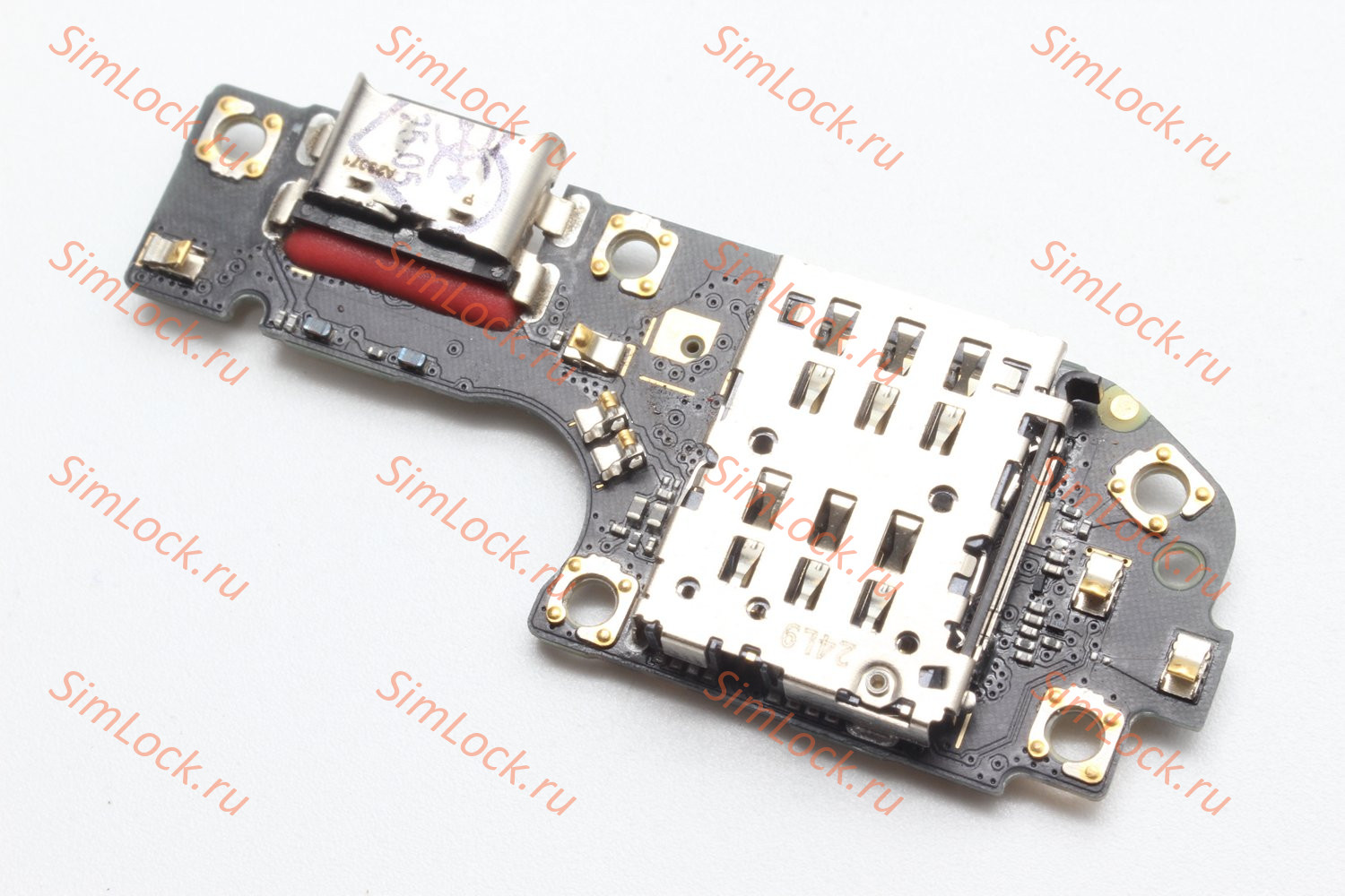 Нижняя плата (шлейф) Huawei Nova 12i (CTR-L81) с разъемом зарядки и считывателем SIM, К-1