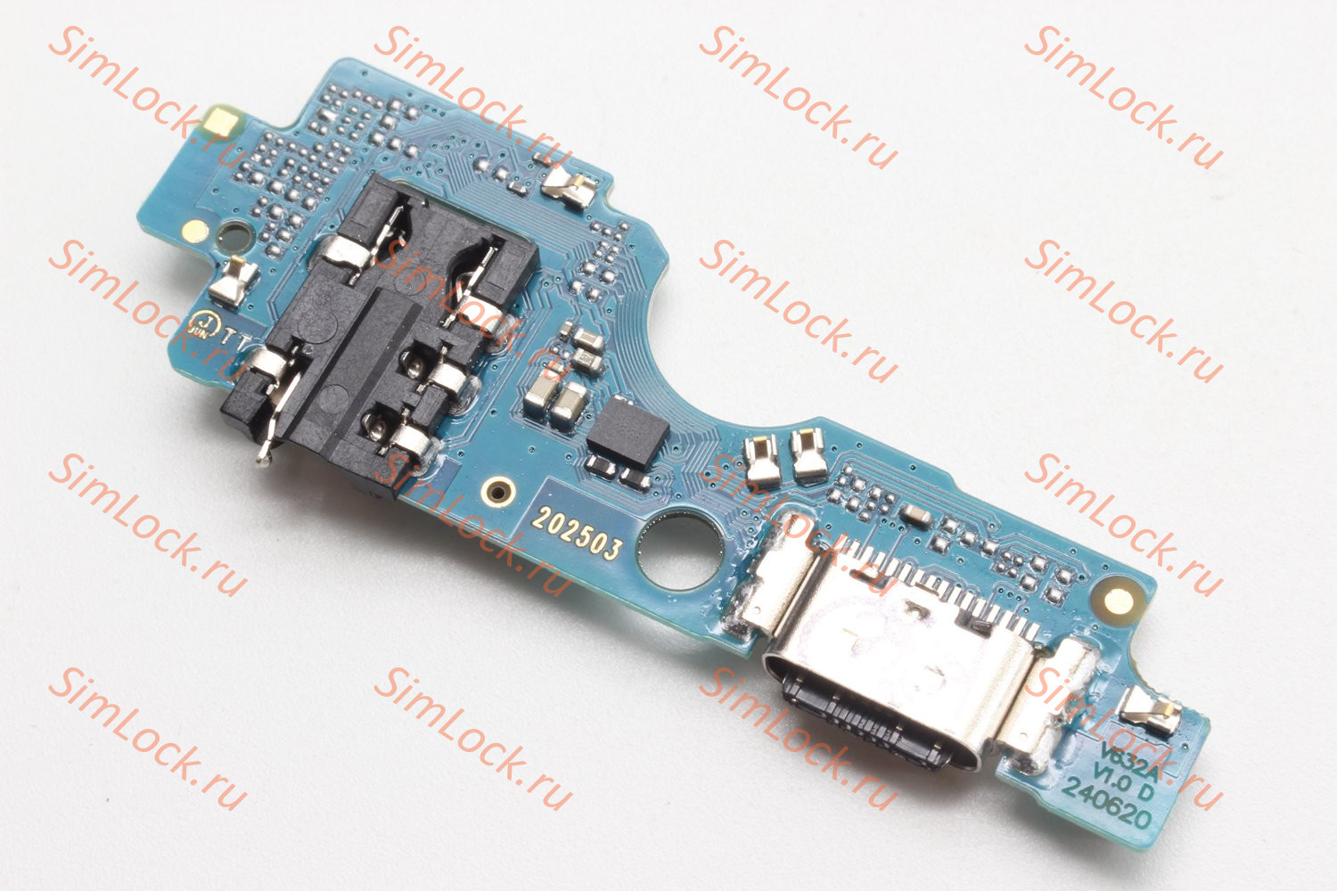 Нижняя плата (шлейф) Infinix Hot 50i (X6531) с разъемом зарядки, К-2