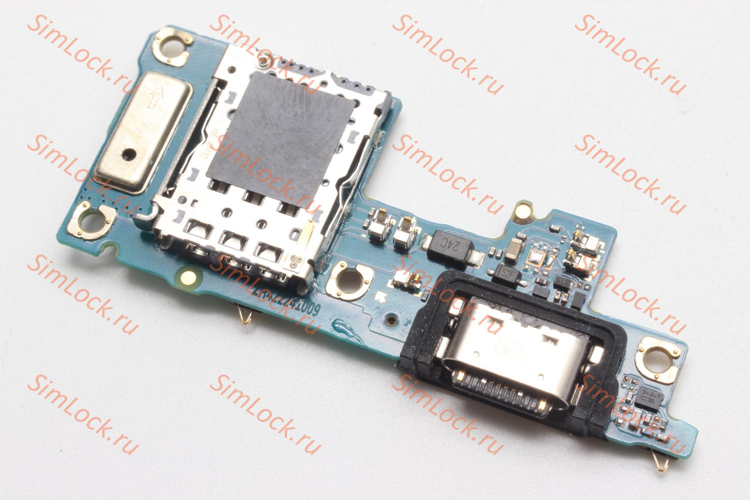 Нижняя плата (шлейф) Infinix Note 40 Pro+ Plus 5G (X6851B) с разъемом зарядки и считывателем SIM, оригинал