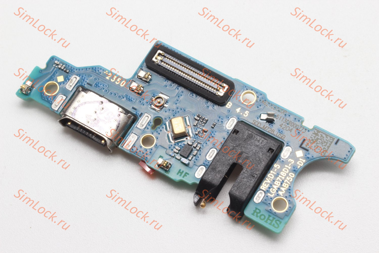 Нижняя плата (шлейф) Realme 12 5G (RMX3999) с разъемом зарядки, К-1