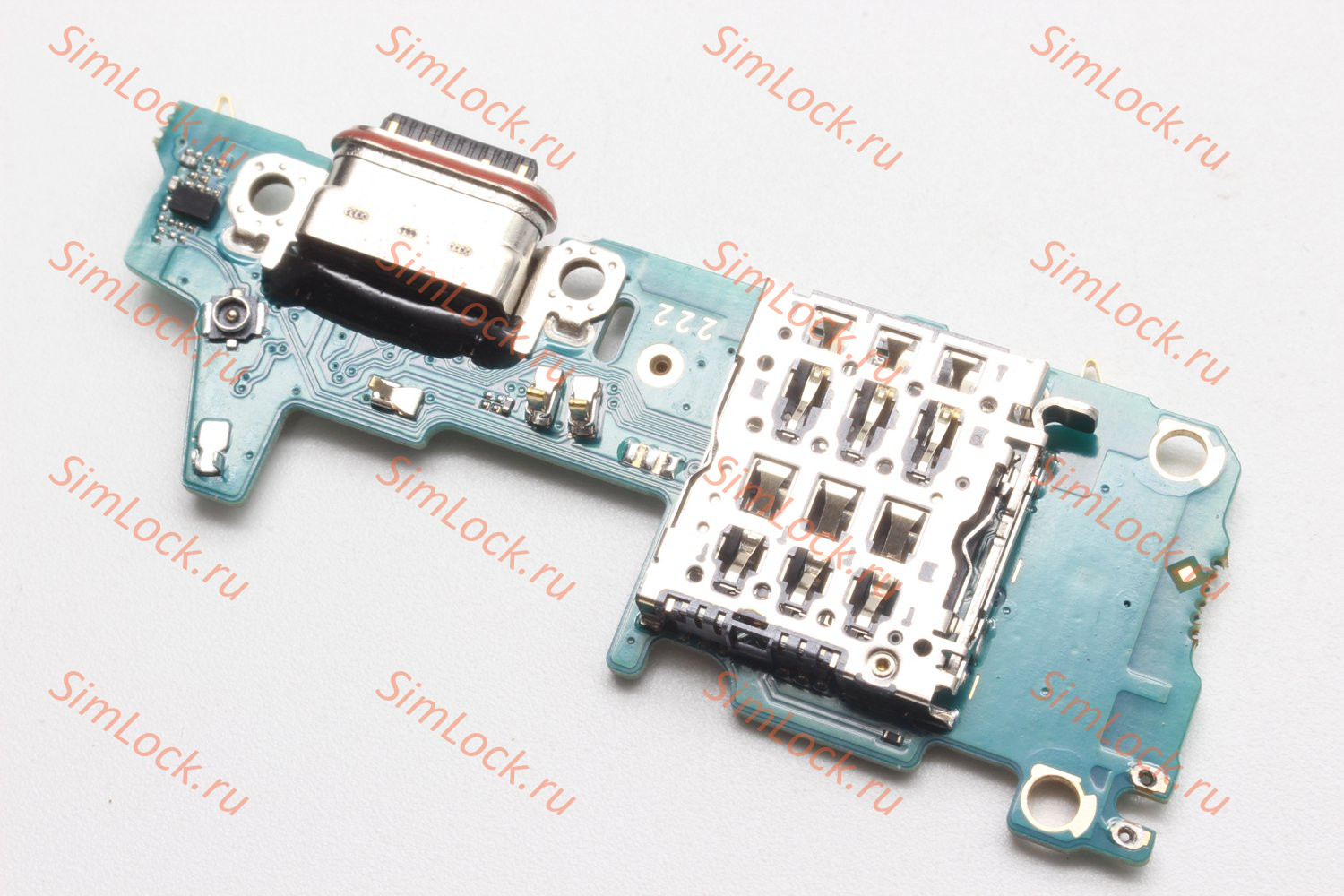 Нижняя плата (шлейф) Realme 14 Pro 5G (RMX5056) с разъемом зарядки и считывателем SIM, К-2