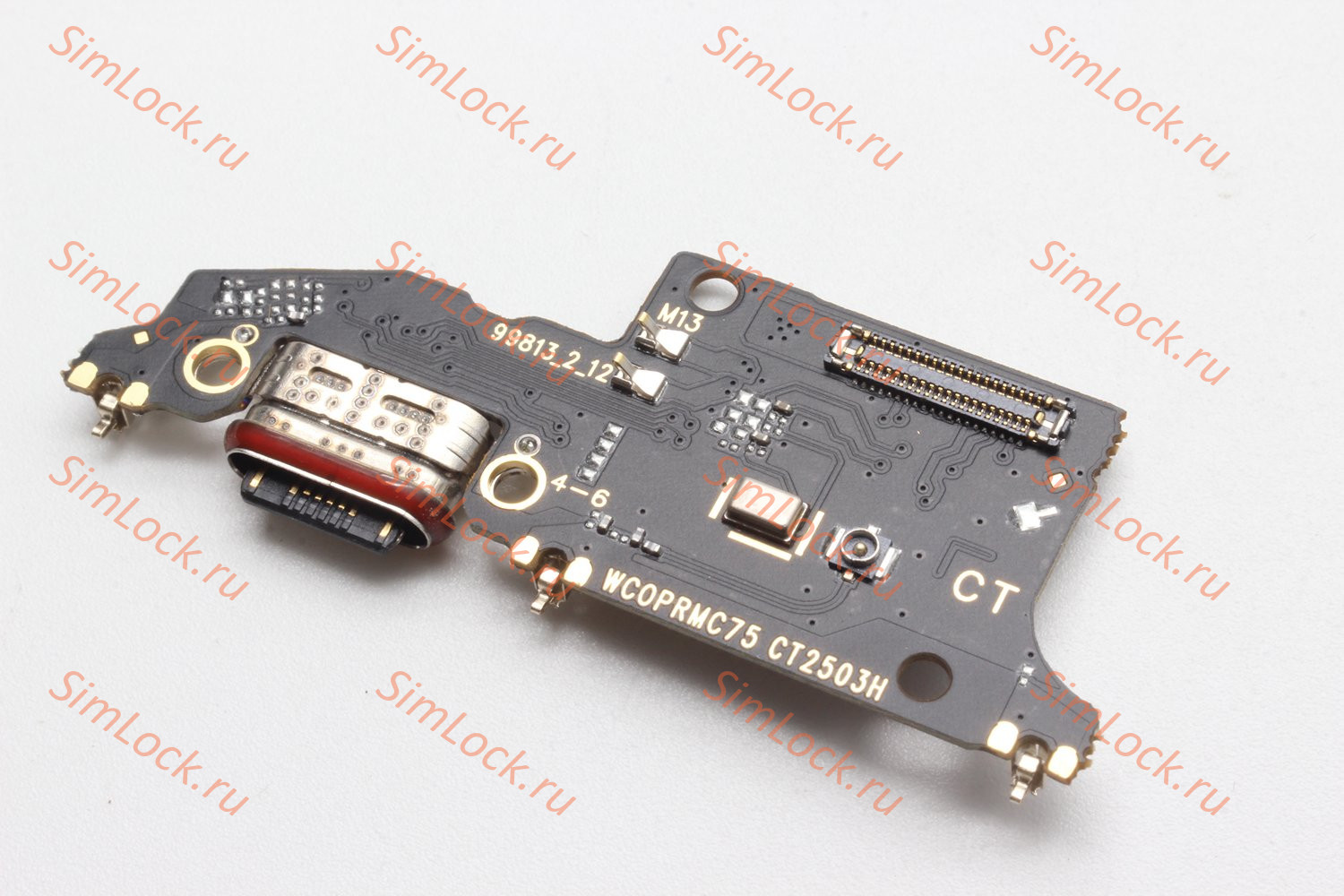 Нижняя плата (шлейф) Realme C75 (RMX3941) с разъемом зарядки, К-3