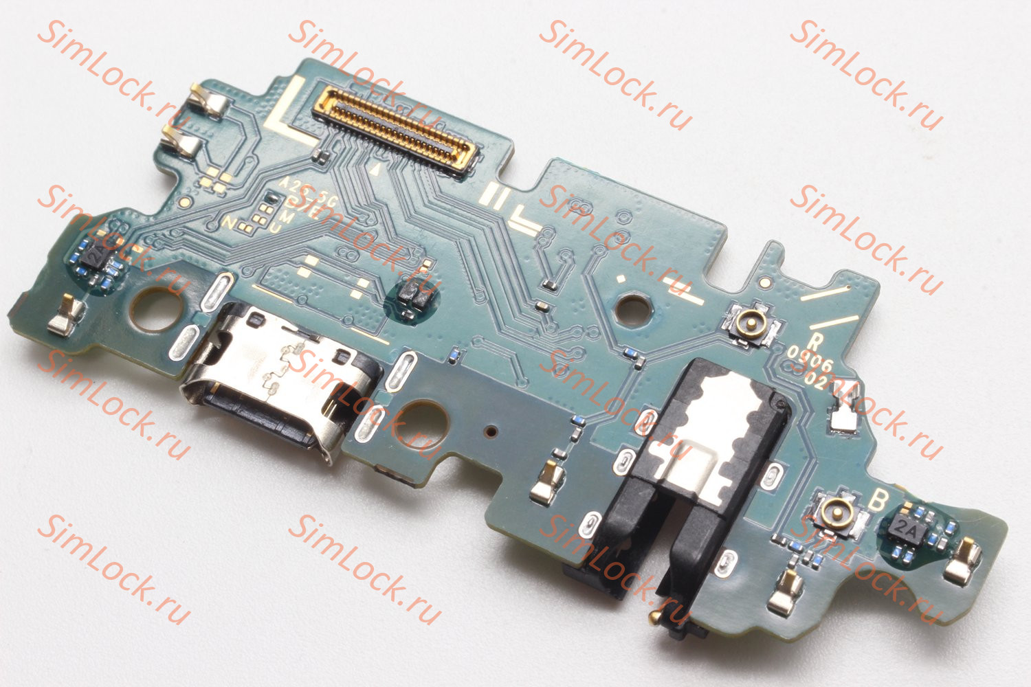 Нижняя плата (шлейф) Samsung A256 Galaxy A25 5G с разъемом зарядки, К-1